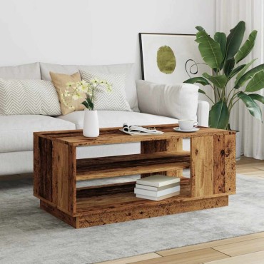 vidaXL Τραπεζάκι σαλονιού Παλιό ξύλο 102x55x43cm Κατασκευασμένο ξύλο 1 τεμ.