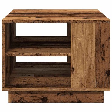 vidaXL Τραπεζάκι σαλονιού Παλιό ξύλο 55x55x42cm Κατασκευασμένο ξύλο 1 τεμ.