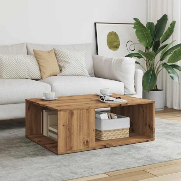 vidaXL Τραπεζάκι σαλονιού Artisan Oak 90x67x33cm Κατασκευασμένο ξύλο 1 τεμ.