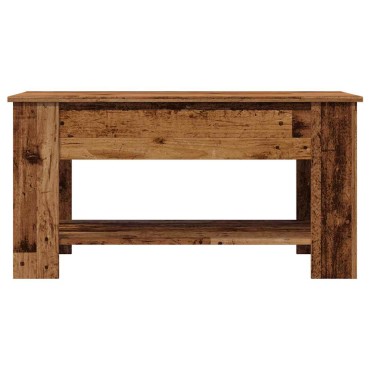 vidaXL Τραπεζάκι σαλονιού Παλιό ξύλο 101x49x52cm Κατασκευασμένο ξύλο 1 τεμ.