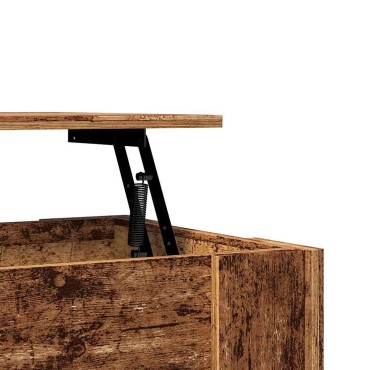 vidaXL Τραπεζάκι σαλονιού Παλιό ξύλο 101x49x52cm Κατασκευασμένο ξύλο 1 τεμ.