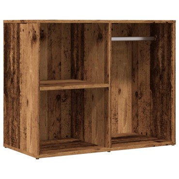 vidaXL Ντουλάπι ντύσιμο Παλιό ξύλο 80x40x65cm Κατασκευασμένο ξύλο 1 τεμ.