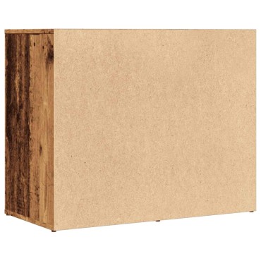 vidaXL Ντουλάπι ντύσιμο Παλιό ξύλο 80x40x65cm Κατασκευασμένο ξύλο 1 τεμ.