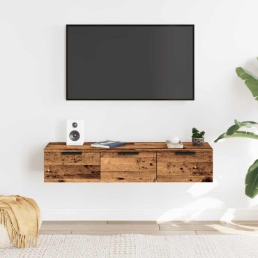 ντουλάπι τοίχου vidaXL Παλιό ξύλο 102x30x20cm Κατασκευασμένο ξύλο 1 τεμ.