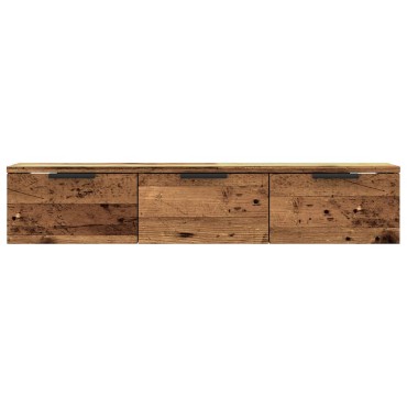 ντουλάπι τοίχου vidaXL Παλιό ξύλο 102x30x20cm Κατασκευασμένο ξύλο 1 τεμ.