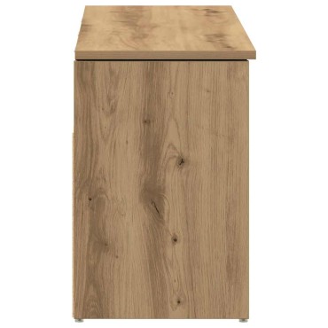 Πάγκος παπουτσιών vidaXL Artisan Oak 102x30,5x45cm Κατασκευασμένο ξύλο