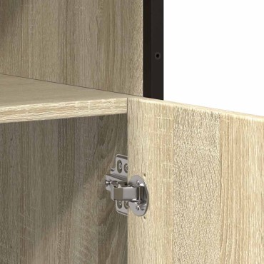 vidaXL Sideboard Sonoma Oak 100x35x76cm Κατασκευασμένο ξύλο 1 τεμ.