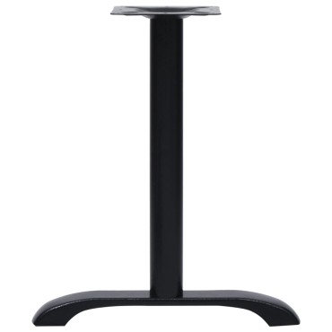 vidaXL Πόδια τραπεζιού μπιστρό 2 τεμ. Μαύρο 61x8x72cm Χυτοσίδηρος