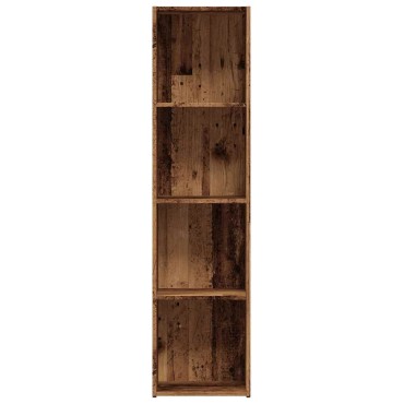 ντουλάπι βιβλίων vidaXL Παλιό ξύλο 36x30x143cm Κατασκευασμένο ξύλο