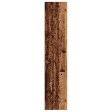 ντουλάπι βιβλίων vidaXL Παλιό ξύλο 36x30x143cm Κατασκευασμένο ξύλο