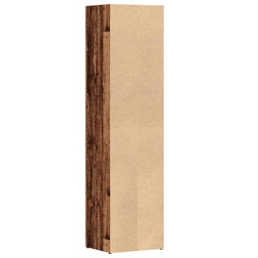 ντουλάπι βιβλίων vidaXL Παλιό ξύλο 36x30x143cm Κατασκευασμένο ξύλο