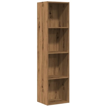 vidaXL Ντουλάπι βιβλίου/ΤV Ντουλάπι Artisan Oak 36x30x143cm 1 τεμ.
