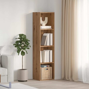 vidaXL Ντουλάπι βιβλίου/ΤV Ντουλάπι Artisan Oak 36x30x143cm 1 τεμ.