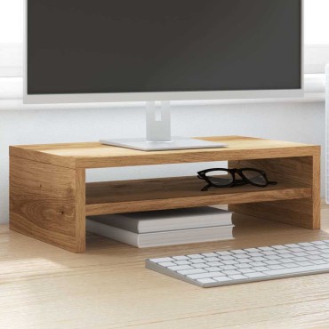 Βάση οθόνης vidaXL Artisan Oak 42x24x13cm Κατασκευασμένο ξύλο