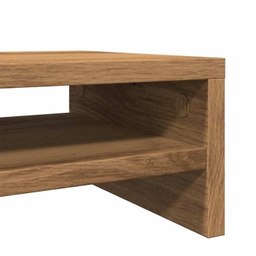 Βάση οθόνης vidaXL Artisan Oak 42x24x13cm Κατασκευασμένο ξύλο