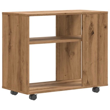 vidaXL Side Table Artisan Oak 70x35x55cm Κατασκευασμένο ξύλο