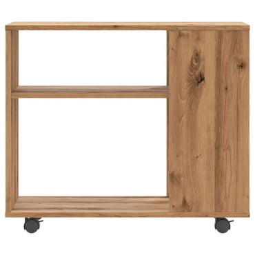 vidaXL Side Table Artisan Oak 70x35x55cm Κατασκευασμένο ξύλο