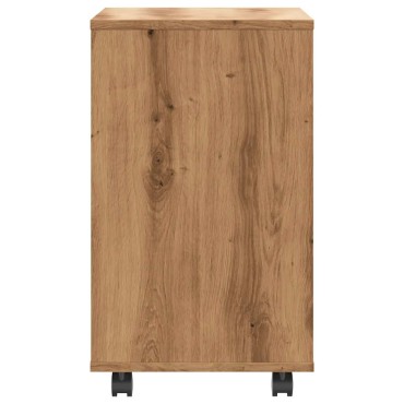 vidaXL Side Table Artisan Oak 70x35x55cm Κατασκευασμένο ξύλο
