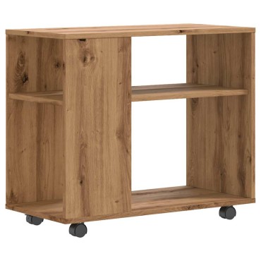 vidaXL Side Table Artisan Oak 70x35x55cm Κατασκευασμένο ξύλο