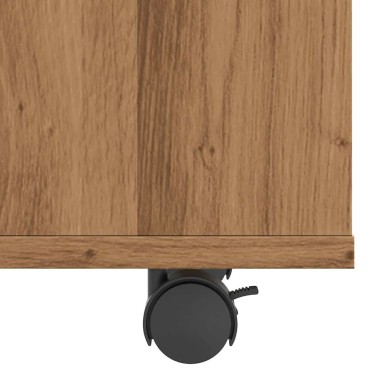 vidaXL Side Table Artisan Oak 70x35x55cm Κατασκευασμένο ξύλο