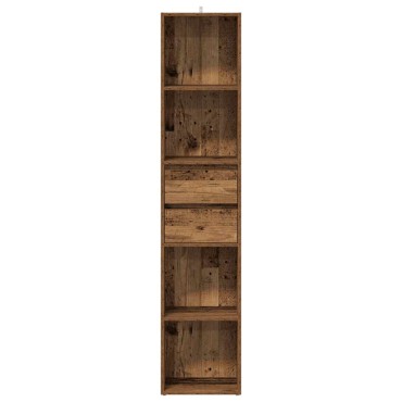 ντουλάπι βιβλίων vidaXL Παλιό ξύλο 36x30x171cm Κατασκευασμένο ξύλο