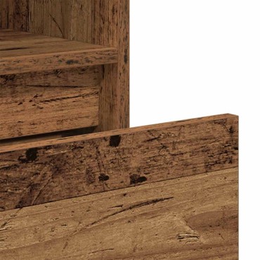 ντουλάπι βιβλίων vidaXL Παλιό ξύλο 36x30x171cm Κατασκευασμένο ξύλο
