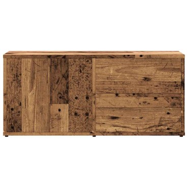 ντουλάπι τηλεόρασης vidaXL Παλιό ξύλο 80x34x35,5cm Κατασκευασμένο ξύλο