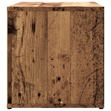 ντουλάπι τηλεόρασης vidaXL Παλιό ξύλο 80x34x35,5cm Κατασκευασμένο ξύλο