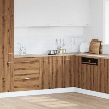vidaXL Κάτω ντουλάπι νεροχύτη Lyon Artisan Oak Κατασκευασμένο ξύλο 80x46x81,5cm