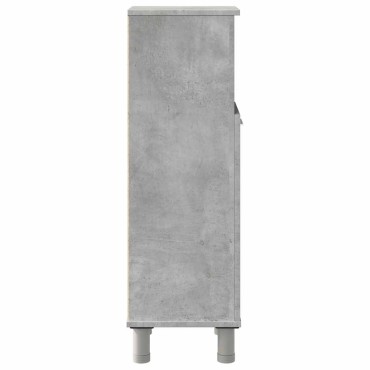 vidaXL Στήλη Μπάνιου Γκρι Σκυροδέματος 30x30x95cm Επεξεργασμένο Ξύλο 1 τεμ.