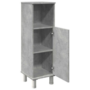 vidaXL Στήλη Μπάνιου Γκρι Σκυροδέματος 30x30x95cm Επεξεργασμένο Ξύλο 1 τεμ.
