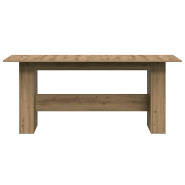 vidaXL Τραπεζαρία Artisan Oak 180x90x76cm Ξύλινη κατασκευή 1 τεμ.
