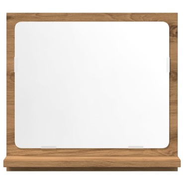 vidaXL Ντουλάπι καθρέφτη μπάνιου Artisan Oak Κατασκευασμένο ξύλο 40x11x37 cm 1 τεμ.