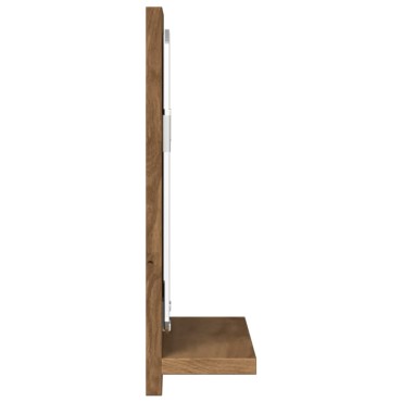 vidaXL Ντουλάπι καθρέφτη μπάνιου Artisan Oak Κατασκευασμένο ξύλο 40x11x37 cm 1 τεμ.
