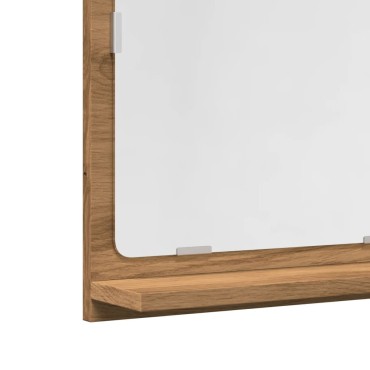 vidaXL Ντουλάπι καθρέφτη μπάνιου Artisan Oak Κατασκευασμένο ξύλο 40x11x37 cm 1 τεμ.