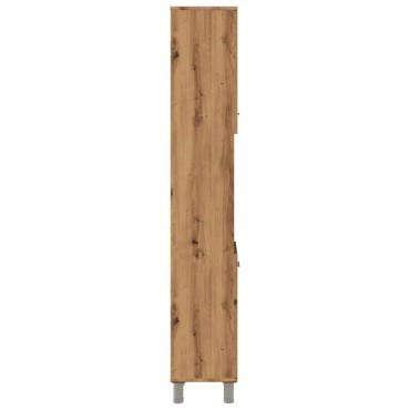 vidaXL Ντουλάπι μπάνιου Artisan Oak 30x30x179cm Κατασκευασμένο ξύλο