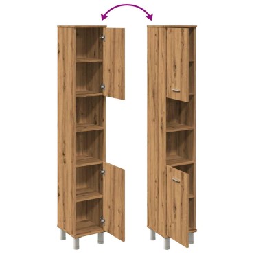 vidaXL Ντουλάπι μπάνιου Artisan Oak 30x30x179cm Κατασκευασμένο ξύλο