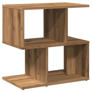 vidaXL Κομοδίνο Artisan Oak 50x30x51,5cm Κατασκευασμένο ξύλο 1 τεμ.