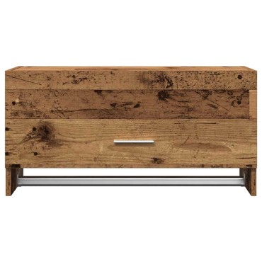 vidaXL Ντουλάπα παλαιού ξύλου 70x32,5x35cm Ξύλινο μηχανουργικό ξύλο 1 τεμ.