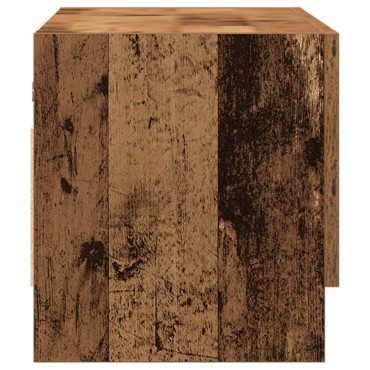 vidaXL Ντουλάπα παλαιού ξύλου 70x32,5x35cm Ξύλινο μηχανουργικό ξύλο 1 τεμ.