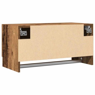 vidaXL Ντουλάπα παλαιού ξύλου 70x32,5x35cm Ξύλινο μηχανουργικό ξύλο 1 τεμ.