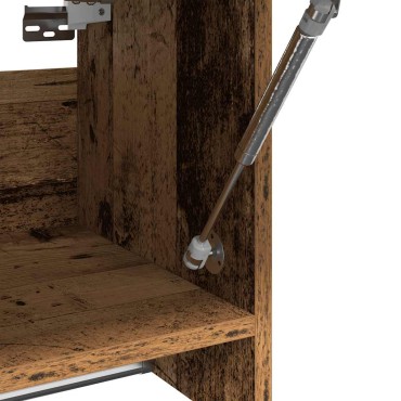vidaXL Ντουλάπα παλαιού ξύλου 70x32,5x35cm Ξύλινο μηχανουργικό ξύλο 1 τεμ.