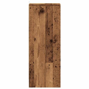 ντουλάπι παπουτσιών vidaXL Παλιό ξύλο 32x35x92cm Κατασκευασμένο ξύλο