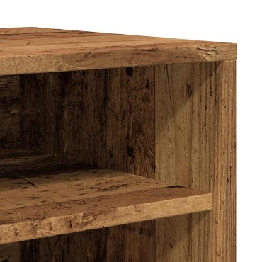 ντουλάπι παπουτσιών vidaXL Παλιό ξύλο 32x35x92cm Κατασκευασμένο ξύλο
