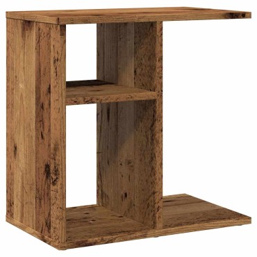 vidaXL Side Table Παλιό ξύλο 50x30x50cm Κατασκευασμένο ξύλο