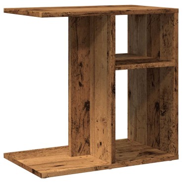 vidaXL Side Table Παλιό ξύλο 50x30x50cm Κατασκευασμένο ξύλο