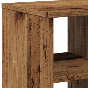 vidaXL Side Table Παλιό ξύλο 50x30x50cm Κατασκευασμένο ξύλο