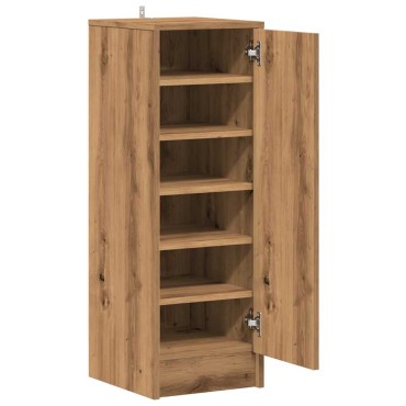 vidaXL Ντουλάπι παπουτσιών Artisan Oak 32x35x92cm Κατασκευασμένο ξύλο