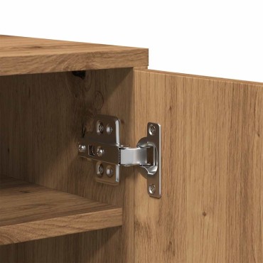 vidaXL Ντουλάπι παπουτσιών Artisan Oak 32x35x92cm Κατασκευασμένο ξύλο