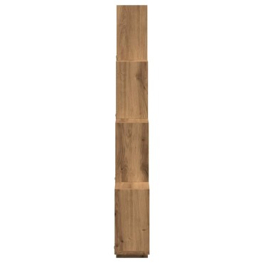 vidaXL Ράφι κύβος τοίχου Artisan Oak 90x15x119,5cm Κατασκευασμένο ξύλο 1 τεμ.